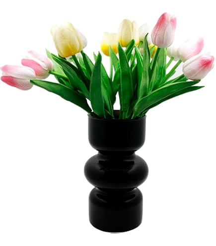 Alessi Fm02 E-Li-Li Vaso per Fiori Ceramica in Acciaio